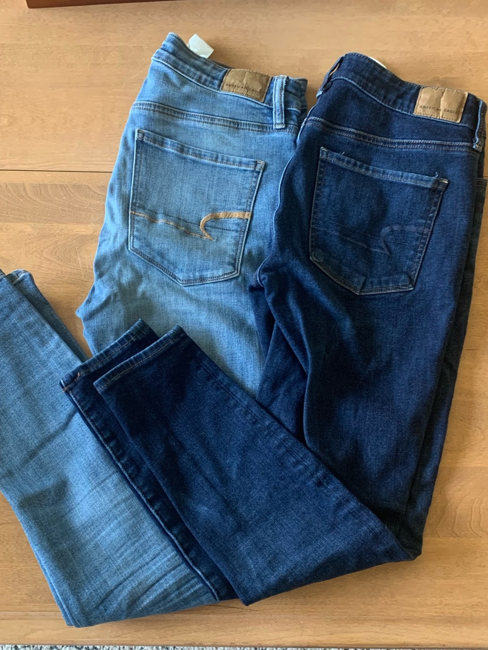 Blue Denim Jeans - Classic and Dark High rise jegging